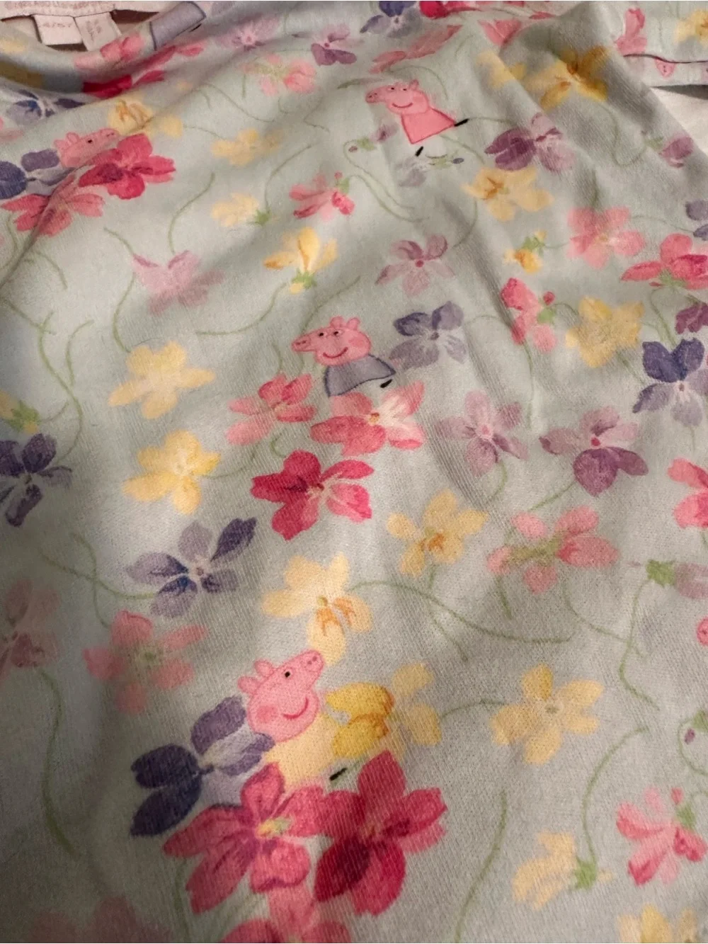 4/5t hill house home/peppa pig Floral Long-Sleeve Pajama Set